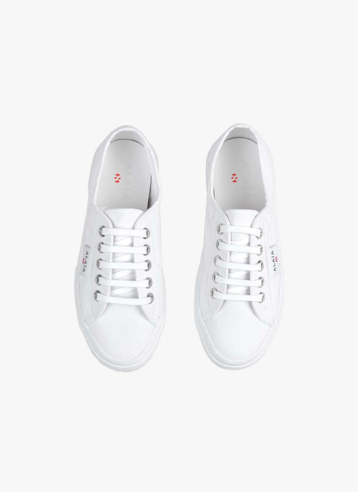 Superga sneakers in cotton ALAÏA OFF-WHITE SUPERGA SNEAKERS IN COTTON